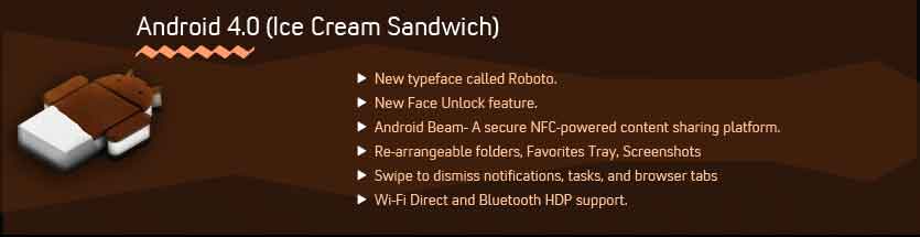 android 4.0 features